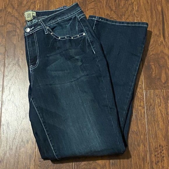 Dark Blue Women's Jeans - Picture 1 of 10